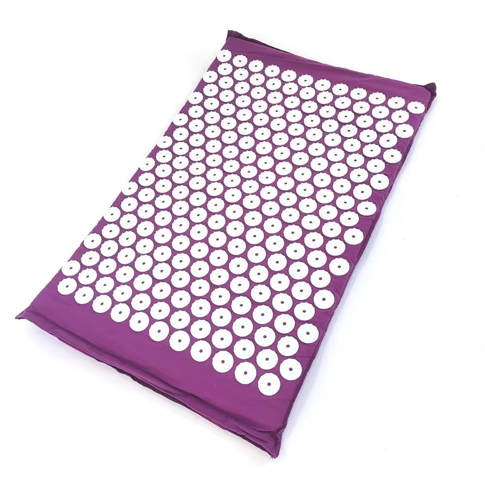 Massager Cushion Massage Yoga Mat Acupressure Relieve Pain Stress Back Body Pain Spike Mat Acupuncture Mat and Pillow Set