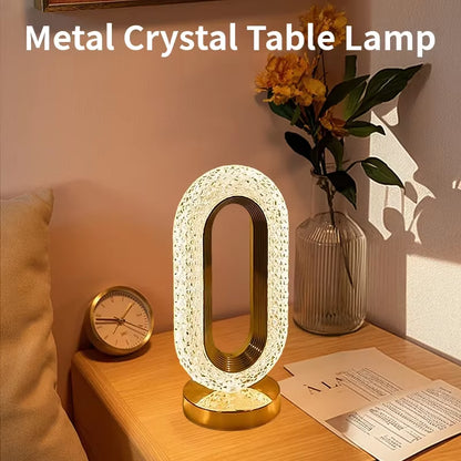 Regal Crystal Table Lamp