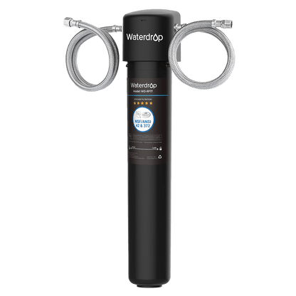 Waterdrop 15UA Under Sink Water Filter System, Reduces Lead, Chlorine, Bad Taste & Odor, Under Counter Water Filter Direct Connect to Kitchen Faucet, NSF/ANSI 42 Certified, 16000 Gallons, USA Tech