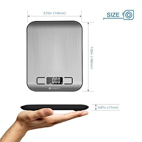 Precision Digital Food Kitchen Scale – Accurate Grams & Ounces Measurements for Weight Loss, Baking, and Cooking