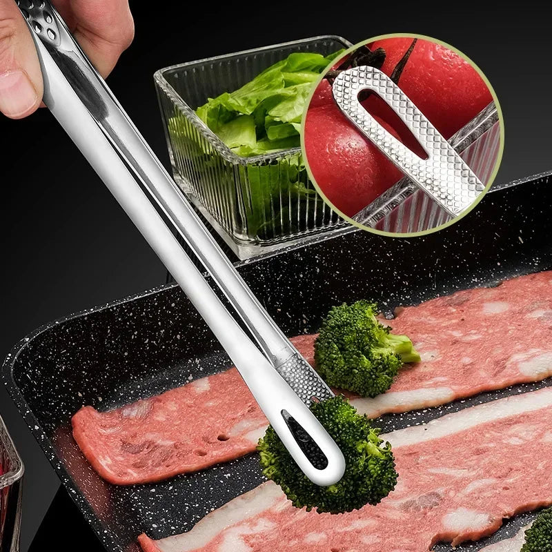 Kitchen Tongs Stainless Steel,BBQ Grill Meat