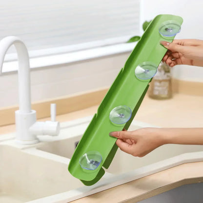 No More Splash! Waterproof & Oil-Proof Silicone Sink Shield