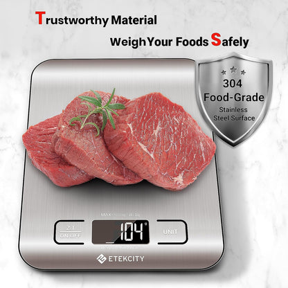 Precision Digital Food Kitchen Scale – Accurate Grams & Ounces Measurements for Weight Loss, Baking, and Cooking