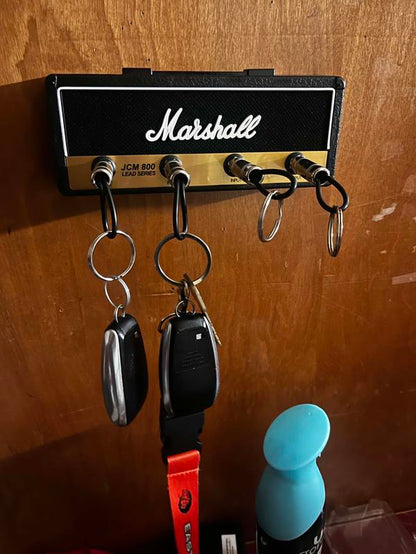 Marshall Jack Rack Key Holder | Standard Wall Mountable Key Rack Black | Decorative | Rock