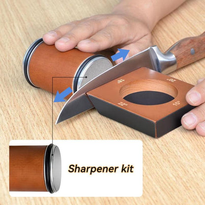 Wooden Rolling Knife Sharpening Tool