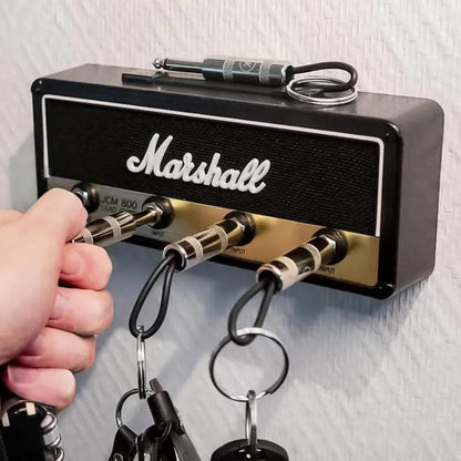 Marshall Jack Rack Key Holder | Standard Wall Mountable Key Rack Black | Decorative | Rock