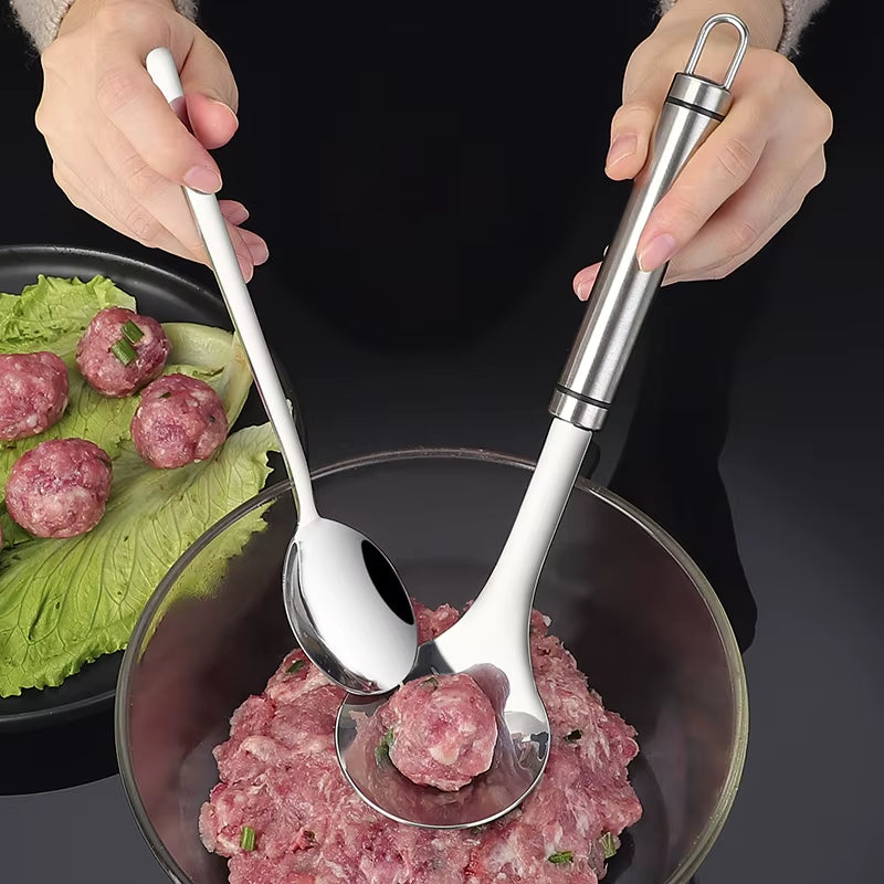 Stainless Steel Meatballs Spoon Non-Stick Meatball Maker Kitchen 