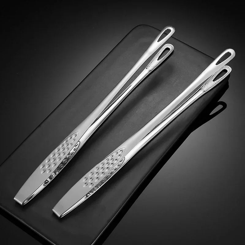 Kitchen Tongs Stainless Steel,BBQ Grill Meat